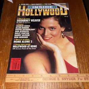INSIDE HOLLYWOOD Magazine Oct 1992: Sigourney Weaver Dolly Parton Home Alone 2 - Foto 1 di 5