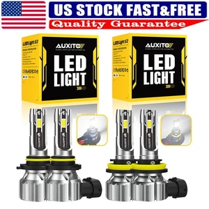 Faro antiniebla LED AUXITO CANBUS 40000LM 9005 + H11 H8 haz alto bajo blanco - Imagen 1 de 18