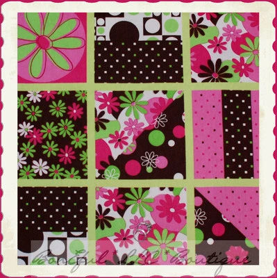 Bloque DECORACIÓN Algodón FQ Tela BonEful De Colección Rosa Blanco Flor Punto Hoja Verde Marrón Foto 1 de 4