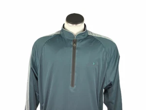 Sun Mountain Rainflex LS Men's XL Teal 1/4 Zip Pullover Chambers Bay Golf - Picture 1 of 10