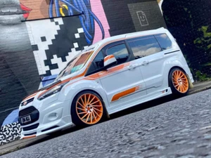 SPOILER PARAURTI ANTERIORE FORD TRANSIT CONNECT 13-18 RS LOOK - Foto 1 di 2