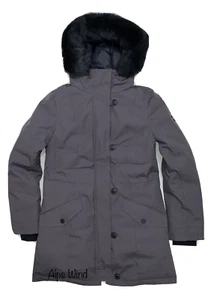 Ugg Women's Dark Grey Adirondack Sheepskin-Trim 3-in-1 Parka Coat SZ. S NWT$495 - Picture 1 of 12
