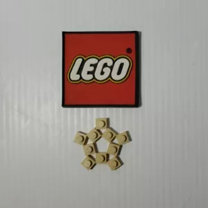 LEGO 1x1 Placa Cuadrada BRONCEADO BEIGE (x10) 3024 NUEVAS PIEZAS DE REPUESTO 4159553 - Imagen 1 de 4