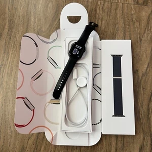 Apple Watch Series 9 Midnight 41mm Black Sport Band MR8Y3LL GPS 2 Bands! - Afbeelding 1 van 15
