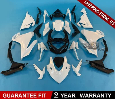 Комплект неокрашенных белых обтекателей для Honda CBR500R 2019-2022 ABS панель кузова комплект - Изображение 1 из 3