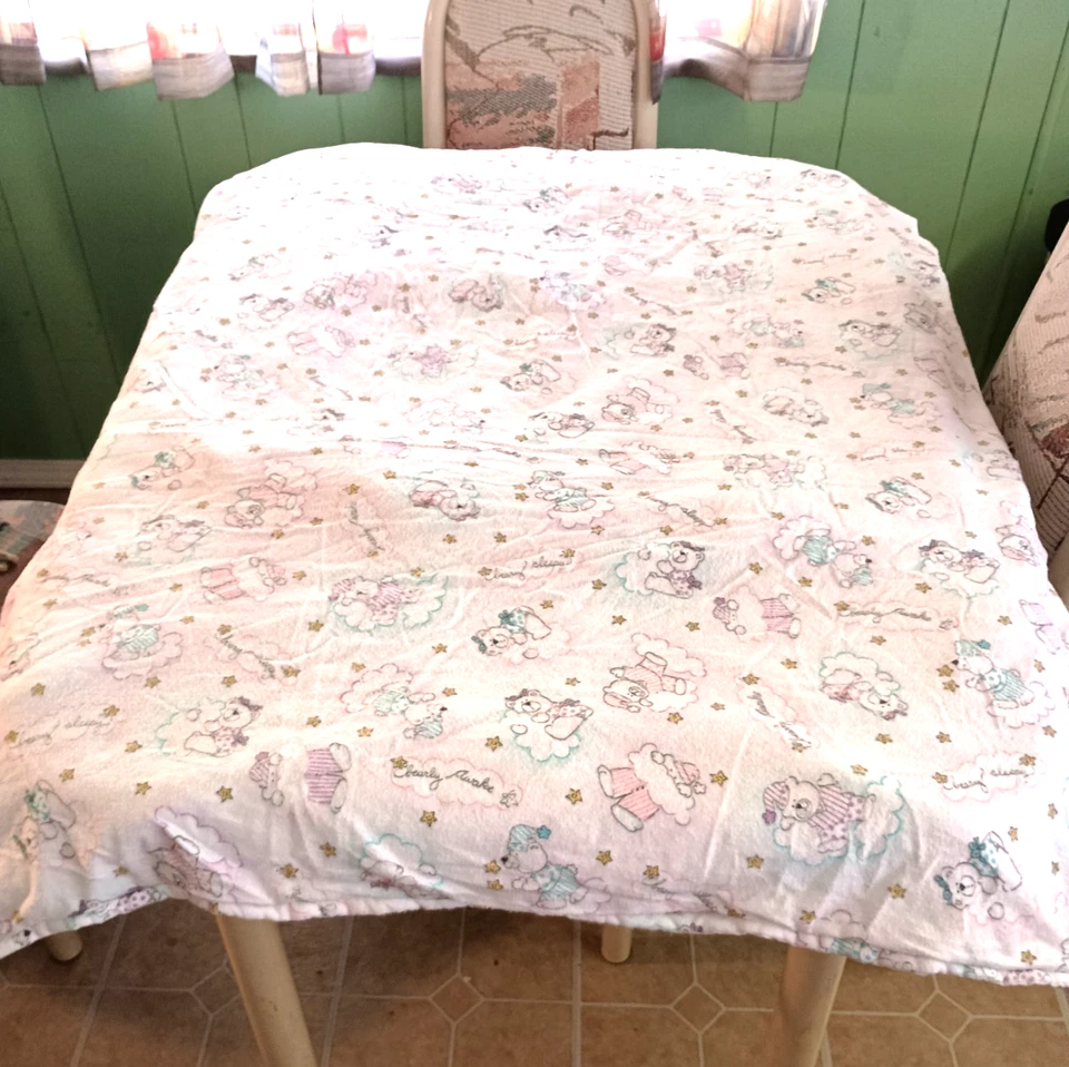 DE COLECCIÓN BEARLY AWAKE OSO DE PELUCHE CONEJITO BLOQUE MARIPOSA REVERSIBLE BEBÉ CUNA EDREDÓN Foto 1 de 4