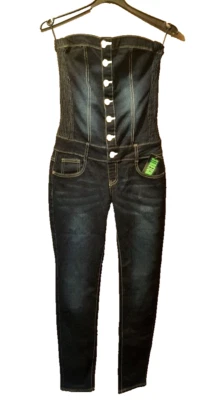 Bandeau Jumpsuit Gr. XS dark blue NEU - Bild 1 von 4