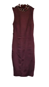 Wow Couture Bodycon Spandex Wine Burgundy Bandage Dress Small New Without Tag - Picture 1 of 5
