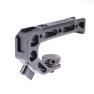 Universal Camera Cage Top Handle Grip with Arri Locating Cold Shoe Mount 1/4"3/8 - Picture 1 of 10