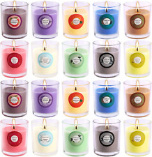 20 Pack Strong Scented Candles Gift Set with 10 Fragrances for Home and Women,