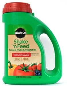 Miracle Gro 4.5 Lb Shake N Feed Tomato Fruits Vegetables Plant Food With Calcium - Picture 1 of 1