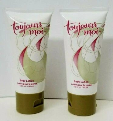 2 pçs Toujours Moi Perfume Loção Corporal 2 oz cada para Mulheres por Dana UNBOX RARE - Imagem 1 de 2