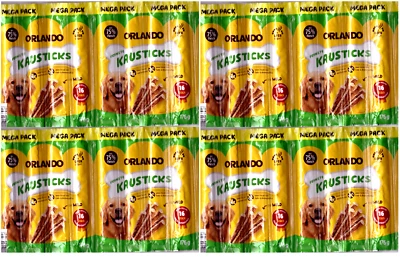 32x 11g (352g) ORLANDO Feinste Kausticks WILD Hunde Leckerlis 75% Fleisch