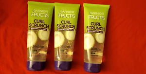 3 PACK GARNIER FRUCTIS STYLE CURL SCRUNCH CONTROLLING GEL FOR CURLY HAIR 6.8OZ
