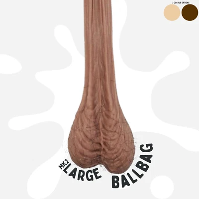 Fake Balls Stag Do Fancy Dress Costume Prank Testicles Silicone Nuts Large - Image 1 of 4