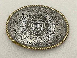 Hebilla estilo occidental de la Marina de los Estados Unidos - Imagen 1 de 5