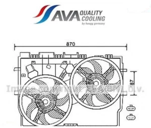 FT7584 Ventola, Raffreddamento motore (AVA) - Imagen 1 de 1