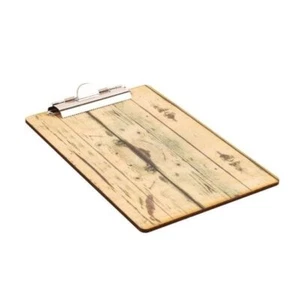 Olympia Speisekarte Klemmbrett Holzoptik A5 - Bild 1 von 4