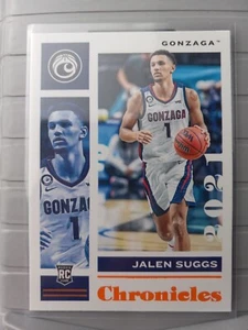 2021 Panini NBA Chronicles RC Jalen Suggs Orange Par. Gonzaga Bullsdogs Card #3 - Picture 1 of 10