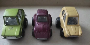 VINTAGE BY POLISTIL 3 MODELLINI 1974 DES. PEND. HONDA -FIAT 127 - COCINELLE - Foto 1 di 4