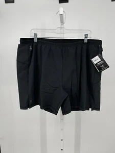 SmartWool Men MerinoSport Lined 5 Shorts 2XL Black Stretch Hiking Trail Trekking - Picture 1 of 6