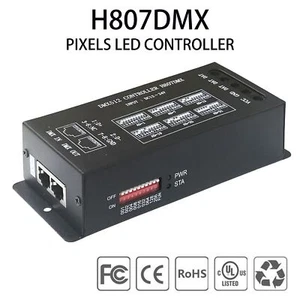 H807DMX512 1024Pixel WS2811 WS2812B WS2815 LED Strip Controller DMX Bühnenlicht - Bild 1 von 9