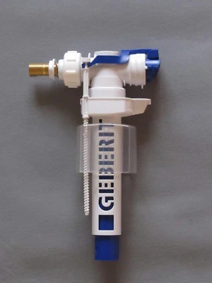 Geberit side fill valve 3/8" brass male screw thread toilet cistern inlet valve - Image 1 of 4