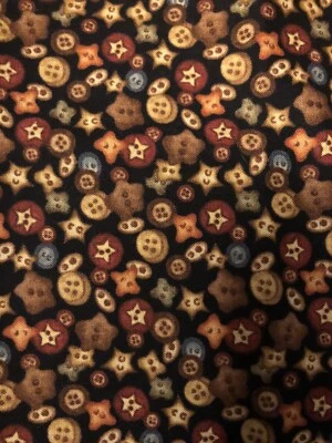 A Year to Crow About BUTTONS Tons of Tiny Buttons Red Rooster Fabrics BTFQ - Image 1 of 4