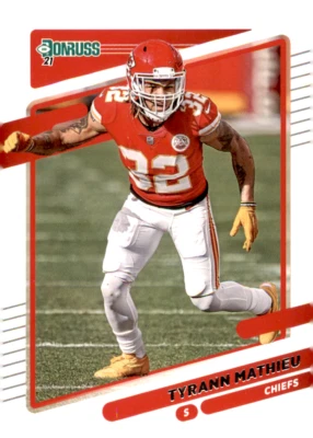 2021 Donruss - #119 Tyrann Mathieu Kansas City Chiefs - Image 1 of 2