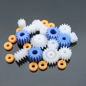 Motor Gearbox DIY Parts 26Pcs Plastic Spindle Gears for Car Model Kits and Toys - Picture 1 of 7