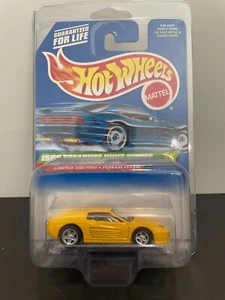 HOT WHEELS FERRARI 512M TESTAROSSA SUPER TREASURE HUNT W/PROTECTOR YELLOW RARE - Picture 1 of 9