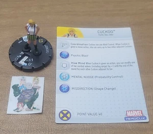 =HeroClix Marvel MUTATIONEN UND MONSTERS Kuckuck 009 mit Karte= - Bild 1 von 1
