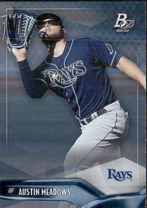 2021 BOWMAN PLATINUM TAMPA BAY RAYS - AUSTIN MEADOWS #66 - Picture 1 of 2