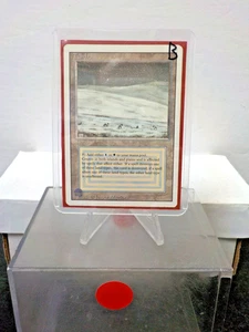 C0729 MTG Revised "Tundra Land (Light Play) (B) (Authentic)" Single & Sleeves - Picture 1 of 15