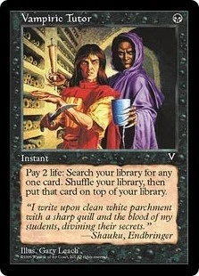 Magic the Gathering Visions Vampiric Tutor - NEAR MINT (NM) - Image 1 of 1