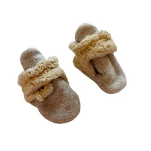 Zutano Sherpa Fleece Booties Size 3m - Picture 1 of 5