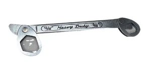 VINTAGE HEAVY DUTY "MULTI WRENCH" ~ 3/8" & 13/16" ~ 9-14mm & 15-22mm - Picture 1 of 7