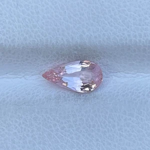 Natürlicher unbeheizter rosa Saphir 1,06 kt Birnenschliff Edelstein Ehering Geschenk - Bild 1 von 10