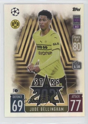 2021-22 Topps Match Attax UCL Extra Stars of 2021 Jude Bellingham #STA11 - Image 1 of 2