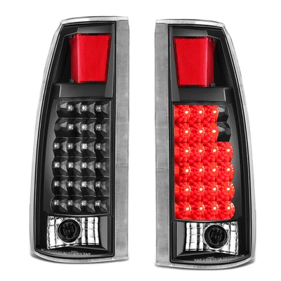 Lámparas de freno traseras LED suburbanas negras para camioneta C/K C10 1500 2500 3500 1988-1998 Foto 1 de 4