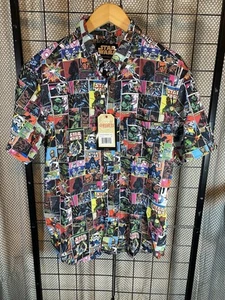 Mens Medium RSVLTS Roosevelts Star Wars Comic To the Dark Side button shirt NWT - Picture 1 of 7