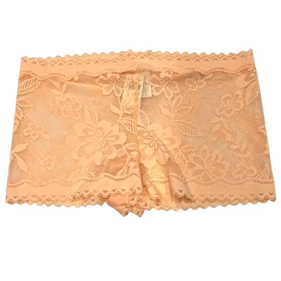 NWT AERIE Boyshort Pantie Sz S-M-L-XL Orange Lace - Image 1 of 4