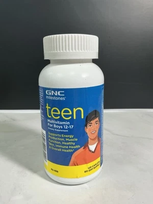 GNC Milestones Teen Multivitamin For Boys 12-17, Supports Energy, Muscle, Skin - Image 1 of 3