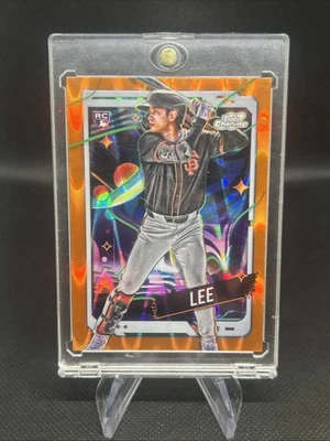 2024 Topps Cosmic Chrome #110 Jung Hoo Lee /25 Orange Galactic RC Rookie Card - Image 1 of 2