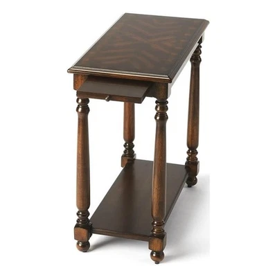 Butler Specialty Company Devane Wood Side Table - Cherry Brown - Image 1 of 3