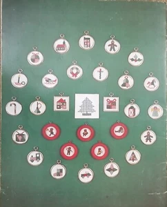 CHRISTMAS IN THE ROUND crossstitch booklet by Jeanne Bowers & Janet Powers - Picture 1 of 3