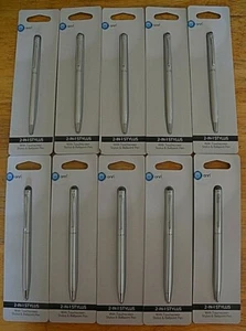 50 NEW  2 in 1 Stylus & Ballpoint Pen compatible  iPad iPhone touchscreen Tablet - Picture 1 of 8