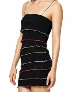 Bec + Bridge Kleid Damen Größe 10 La Bamba gerüscht Mini Stretch unverbindliche Preisempfehlung des Herstellers 300 $ neu mit Etikett - Bild 1 von 11