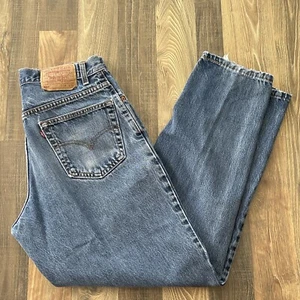 Pantalones de mezclilla Levi's 560 holgados de pierna cónica hechos en EE. UU. talla real W32 L31,5 - Imagen 1 de 11