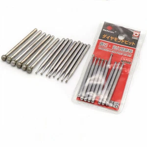 1 - 6mm Ball Round Diamond Burr Grinding Engraving Drill Bits for Dremel Rotary - Picture 1 of 5